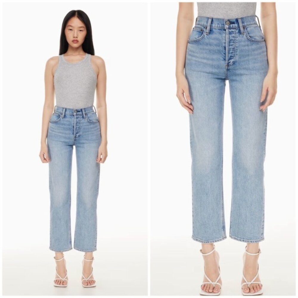 Denim Forum High Rise Blue Jeans with Vintage Appeal